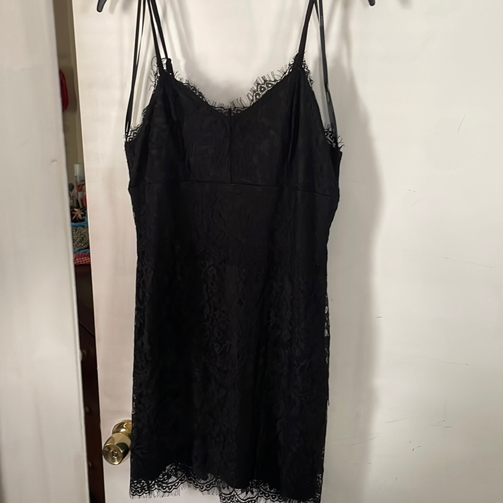 Black lace dress size small